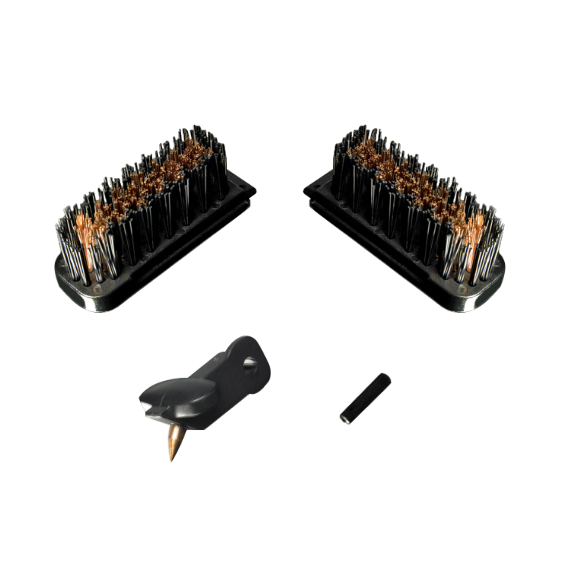 BrushPro Golf Brush Head and Groove Cleaner Replacement (Bronze/Nylon)